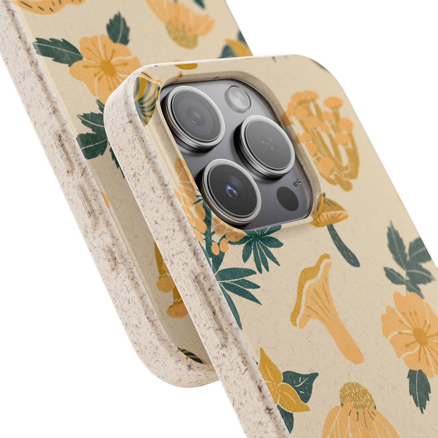 Eco-Friendly Mushroom Floral Phone Case - Forestcore