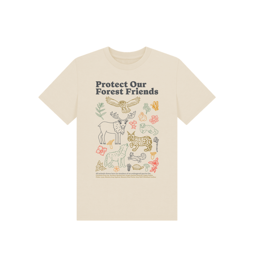 Oat Printed Kids T-Shirt Front