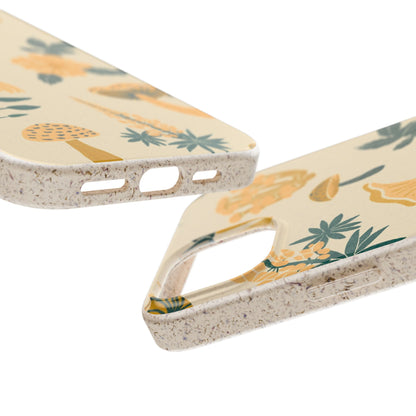 Eco-Friendly Mushroom Floral Phone Case - Forestcore