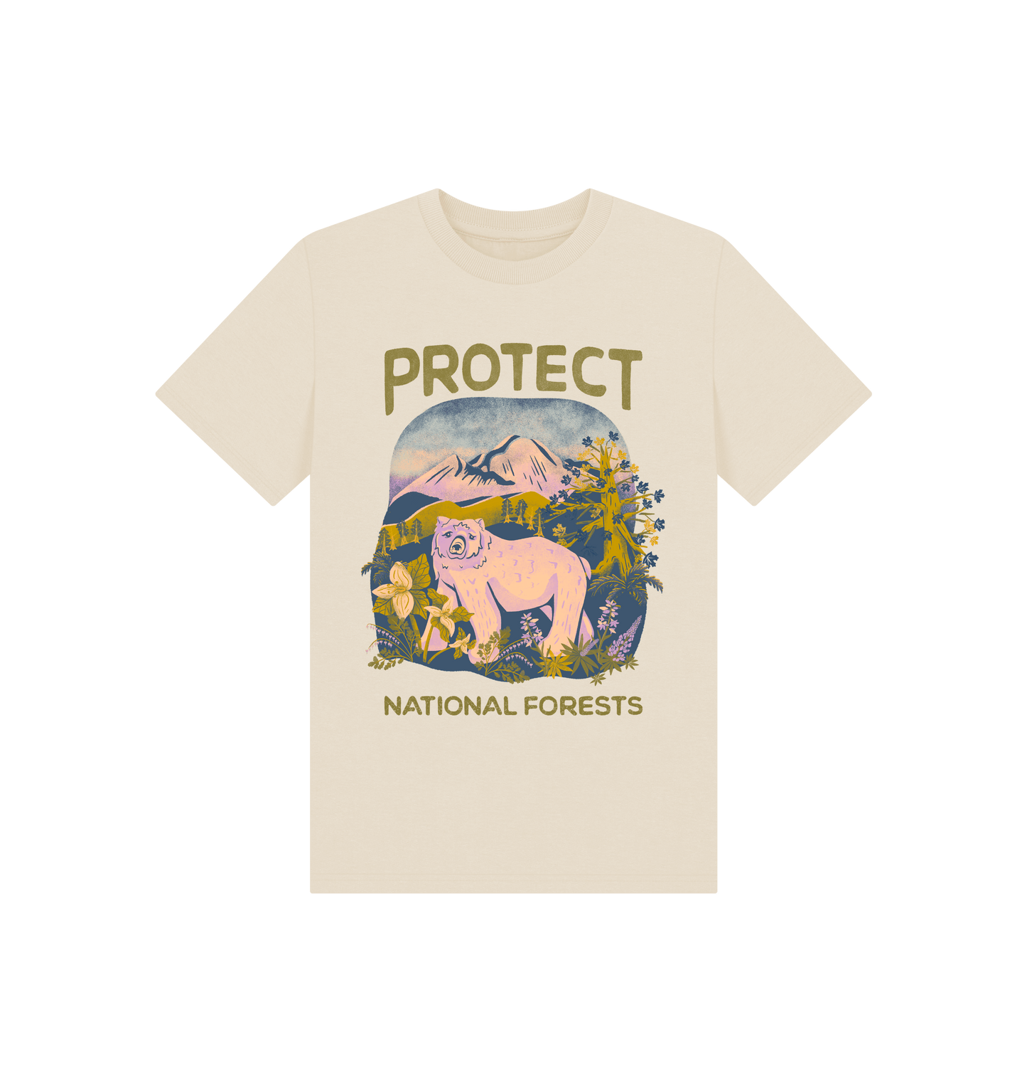Oat Printed Kids T-Shirt Front