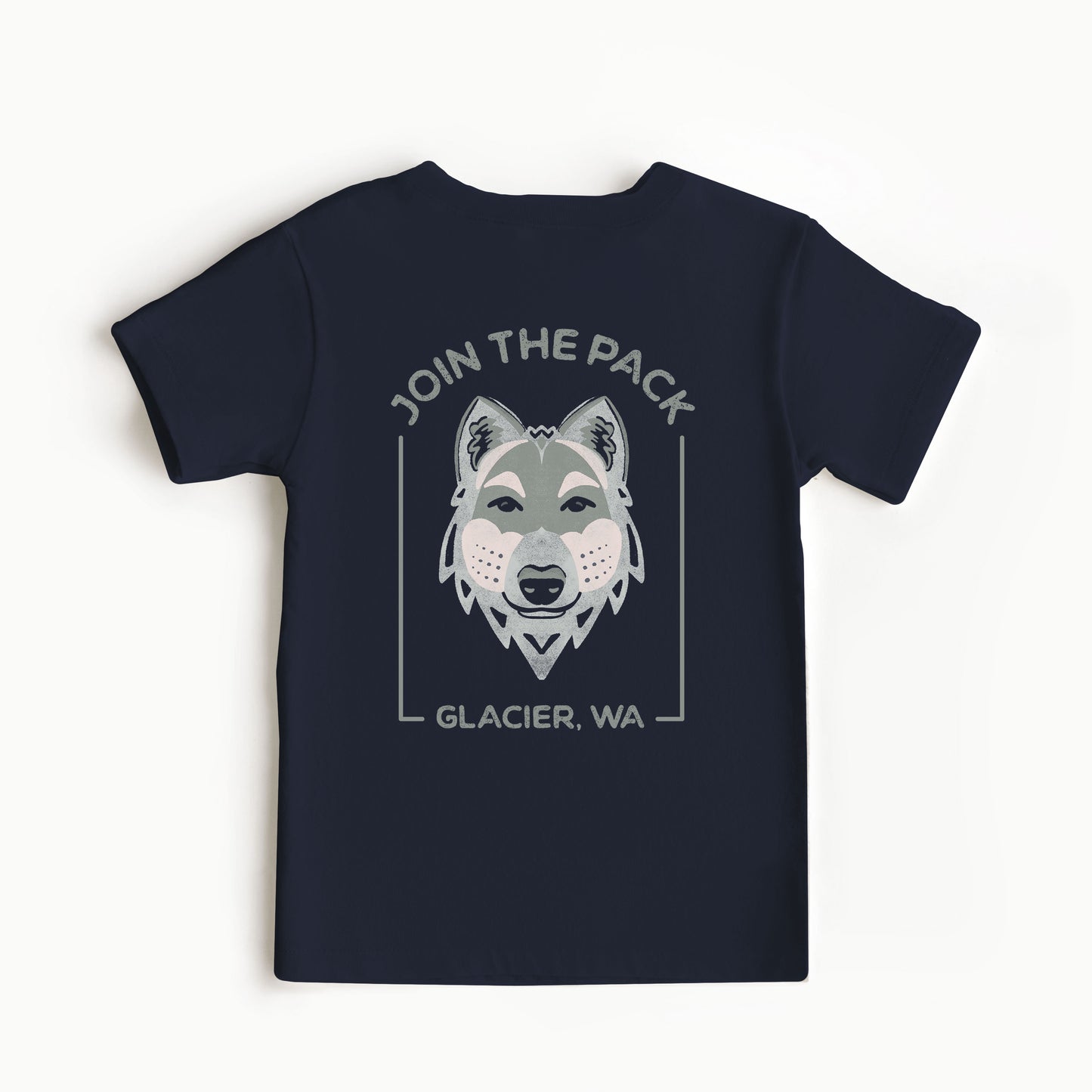 Kid’s Organic Glacier Wolf Pack Tee