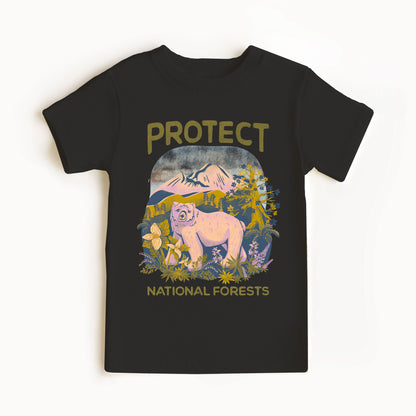 Kid's Organic Tee -  Protect National Forests