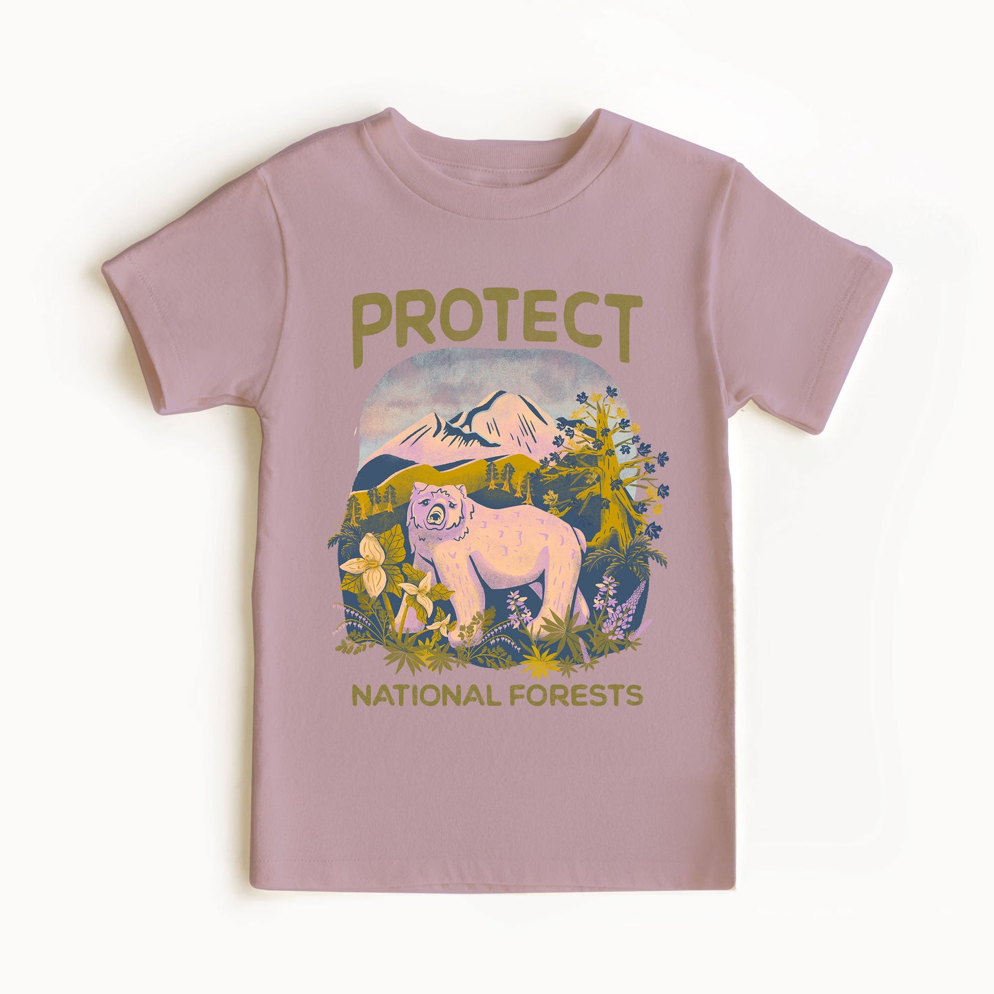 Kid's Organic Tee -  Protect National Forests