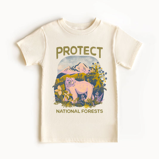 Kid's Organic Tee -  Protect National Forests