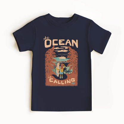 Kid's Organic Tee - Ocean Calling