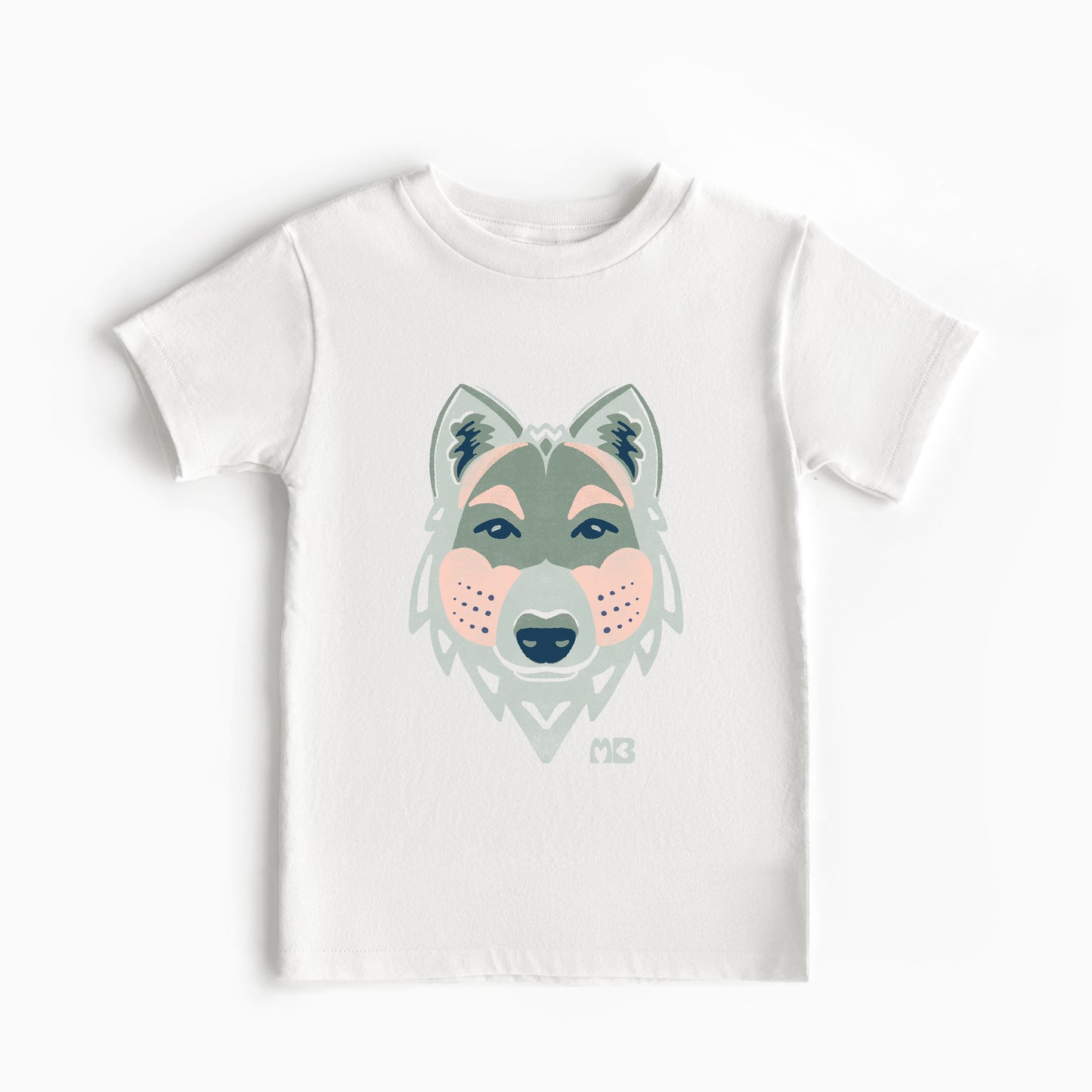 Kid's Organic Gray Wolf T-Shirt