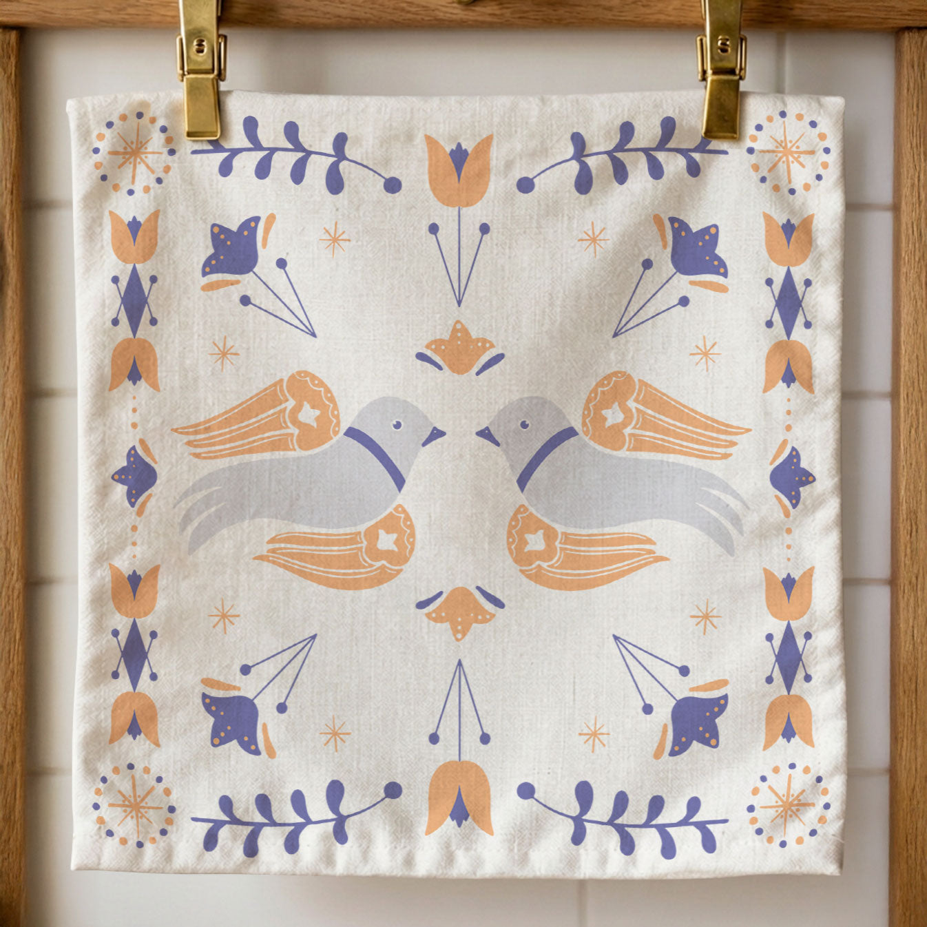 Dutch Dove Tea Towel