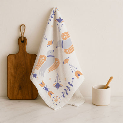 Dutch Dove Tea Towel