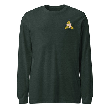 Unisex Trillium T-shirt met lange mouwen