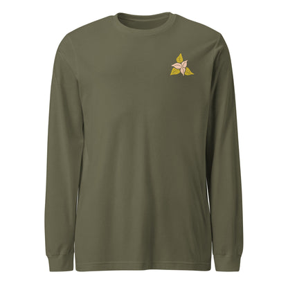 Unisex Trillium T-shirt met lange mouwen