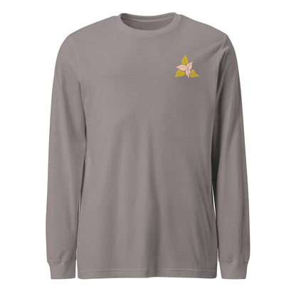 Unisex Trillium T-shirt met lange mouwen