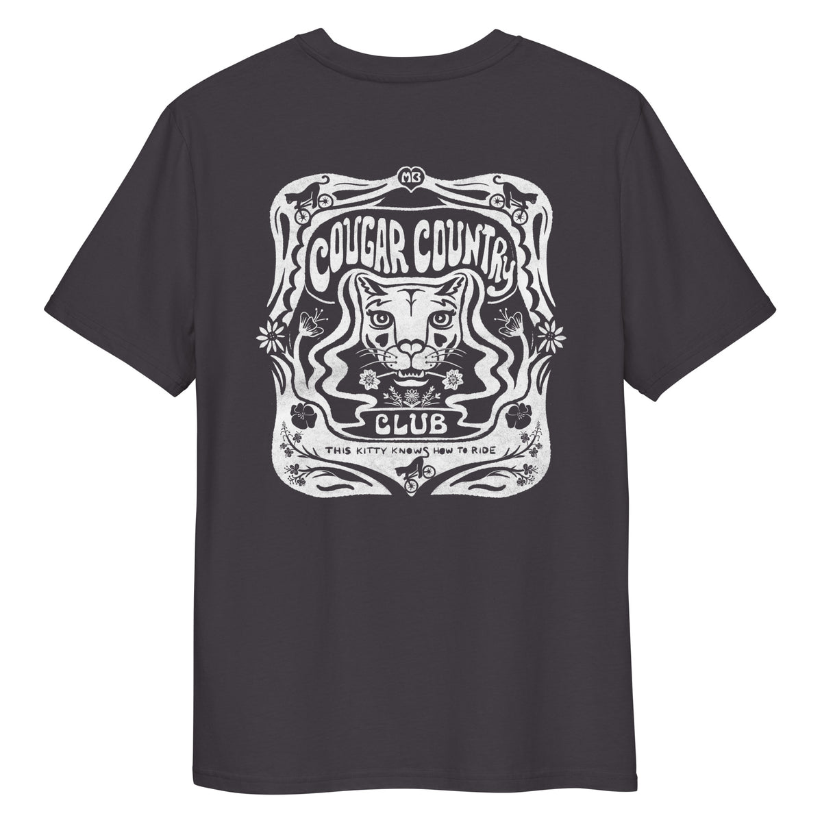 Unisex Biologisch Cougar Country Club T-shirt