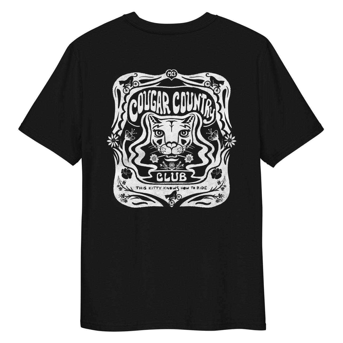 Unisex Biologisch Cougar Country Club T-shirt