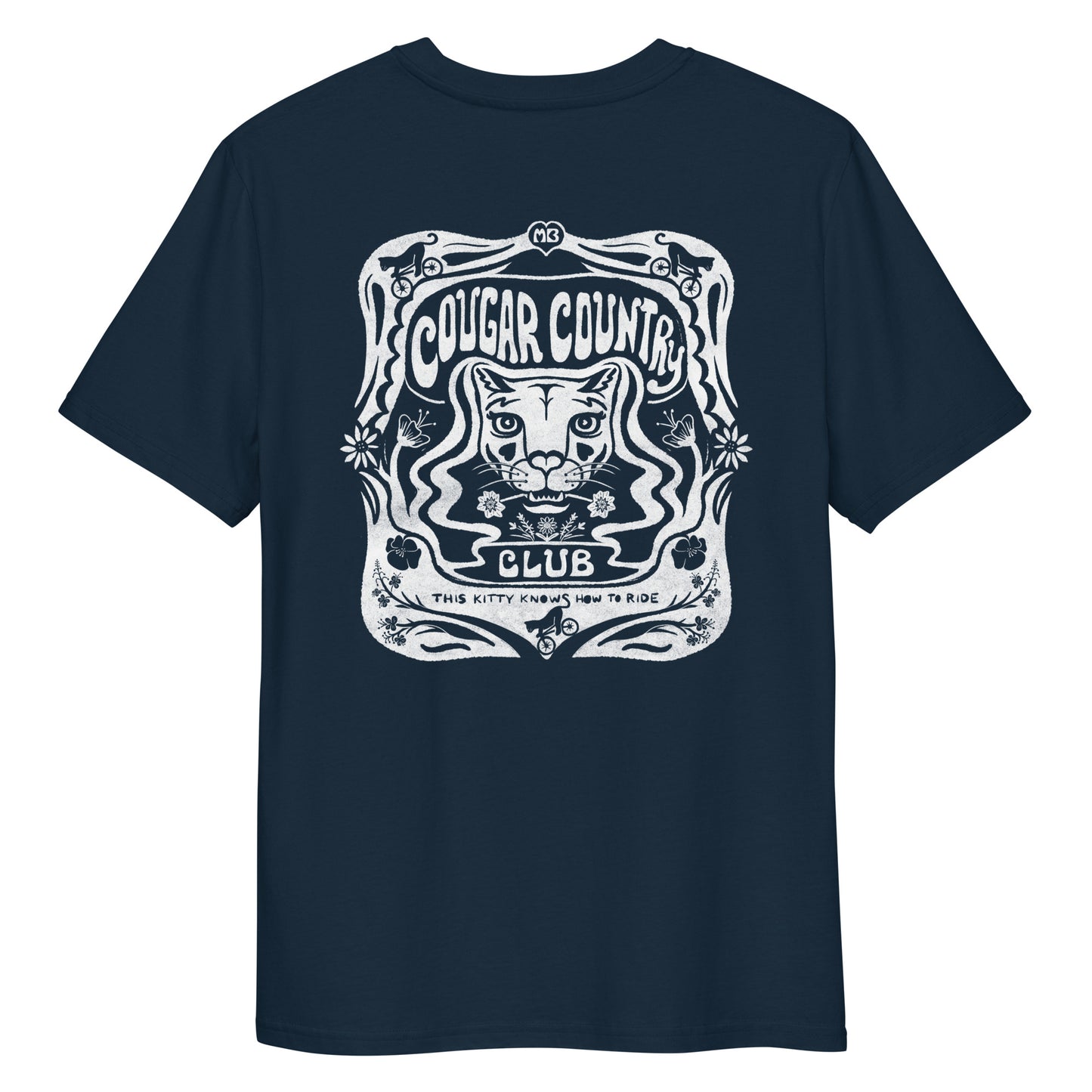 Unisex Biologisch Cougar Country Club T-shirt