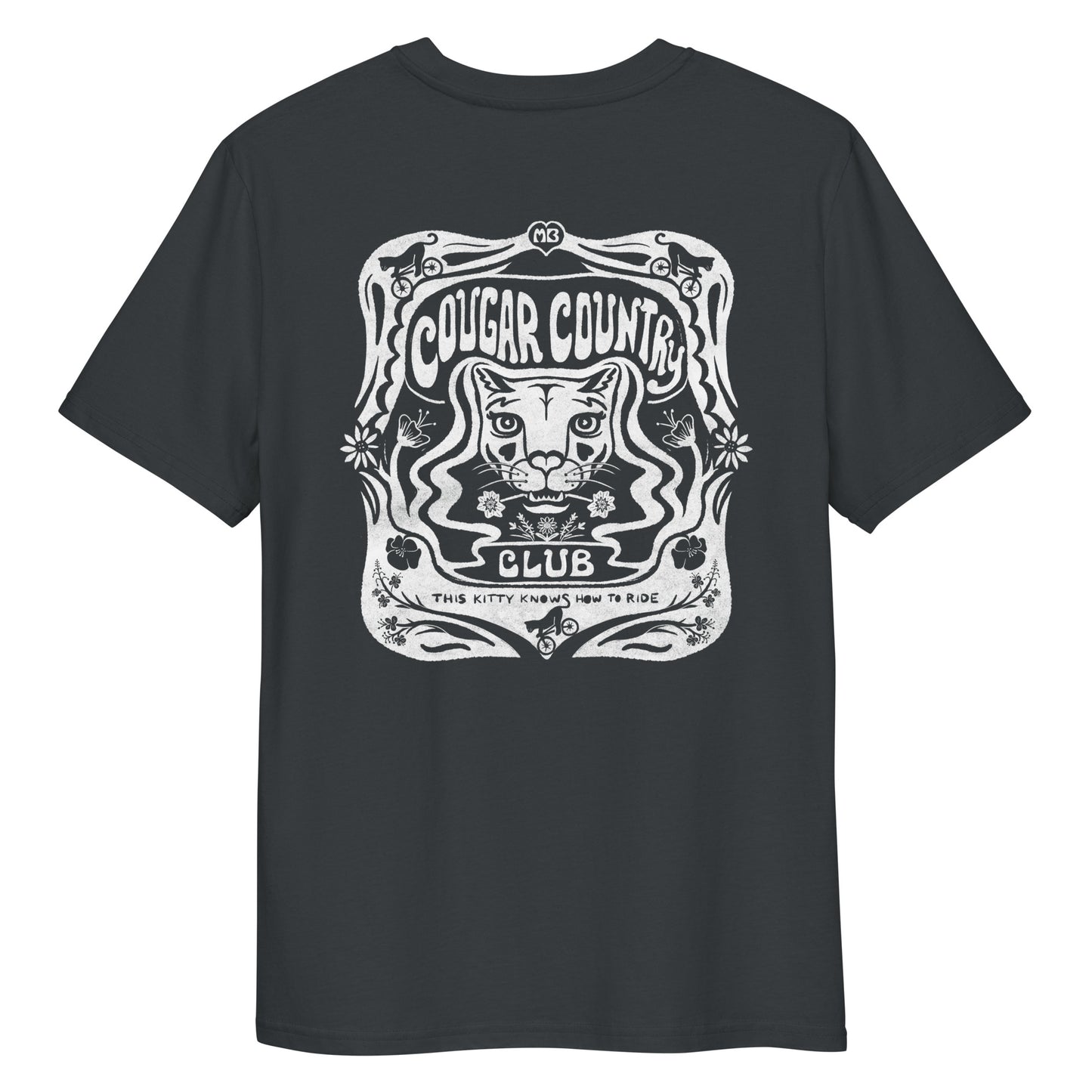 Unisex Biologisch Cougar Country Club T-shirt