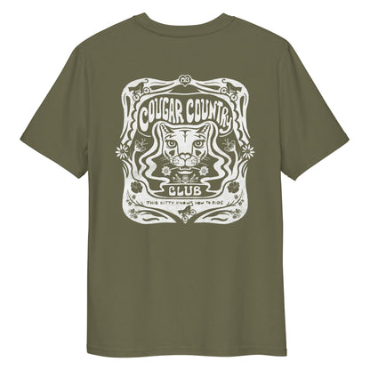 Unisex Biologisch Cougar Country Club T-shirt