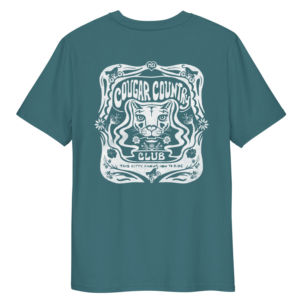 Unisex Biologisch Cougar Country Club T-shirt