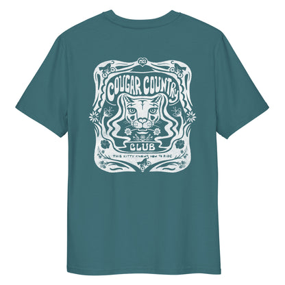 Unisex Biologisch Cougar Country Club T-shirt